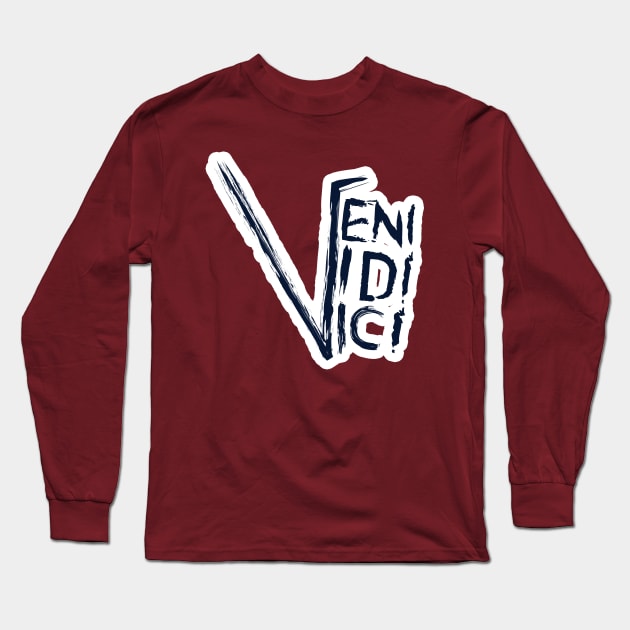 Veni Vidi Vici (I came, I saw, I conquered) Long Sleeve T-Shirt by Merch House